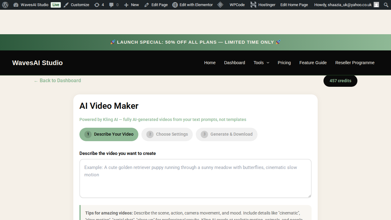 AI Video Creator Tool